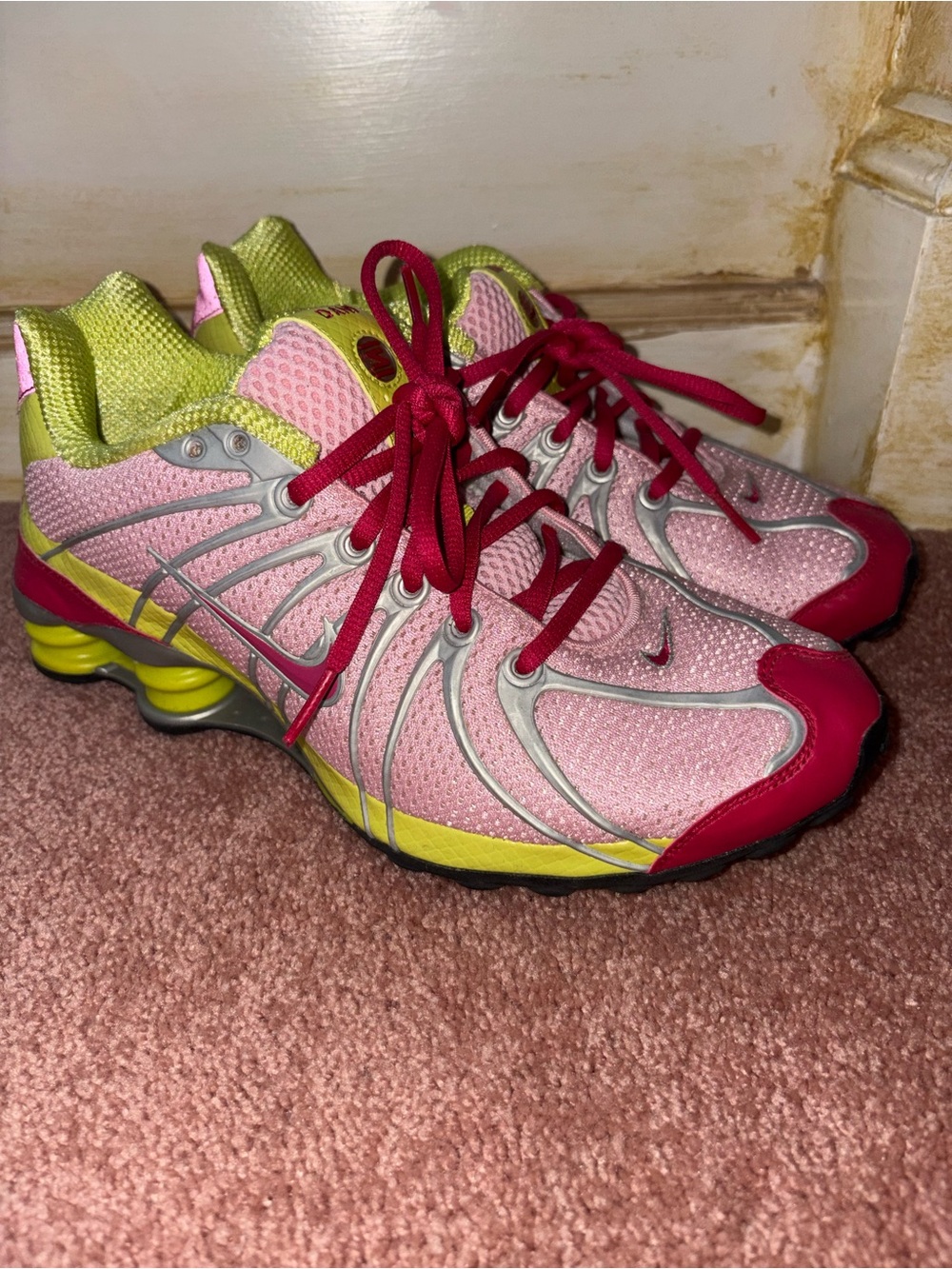 Nike Pink, Hot Pink & Lime Women's Running Shoes